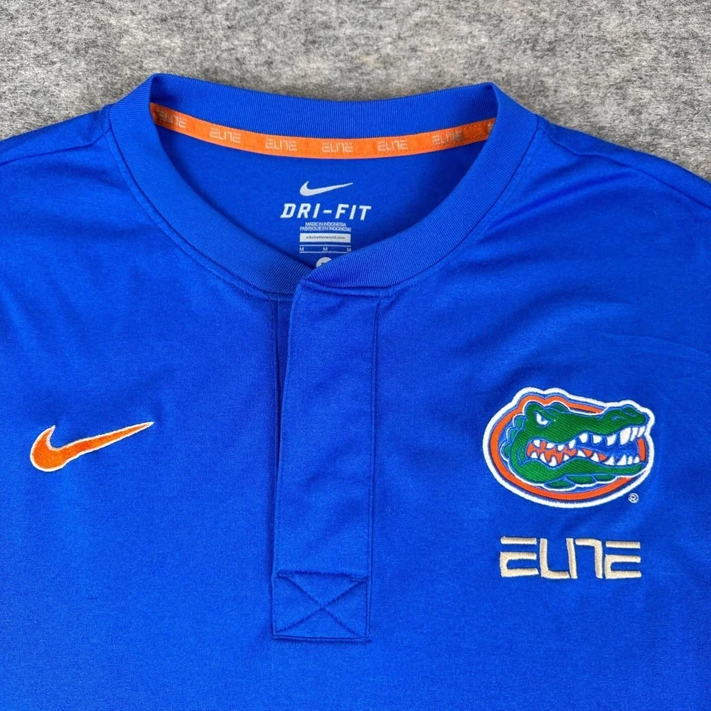 Nike Dri Fit Sideline Elite Florida Gators Long Sleeve Shirt Mens Medium M
